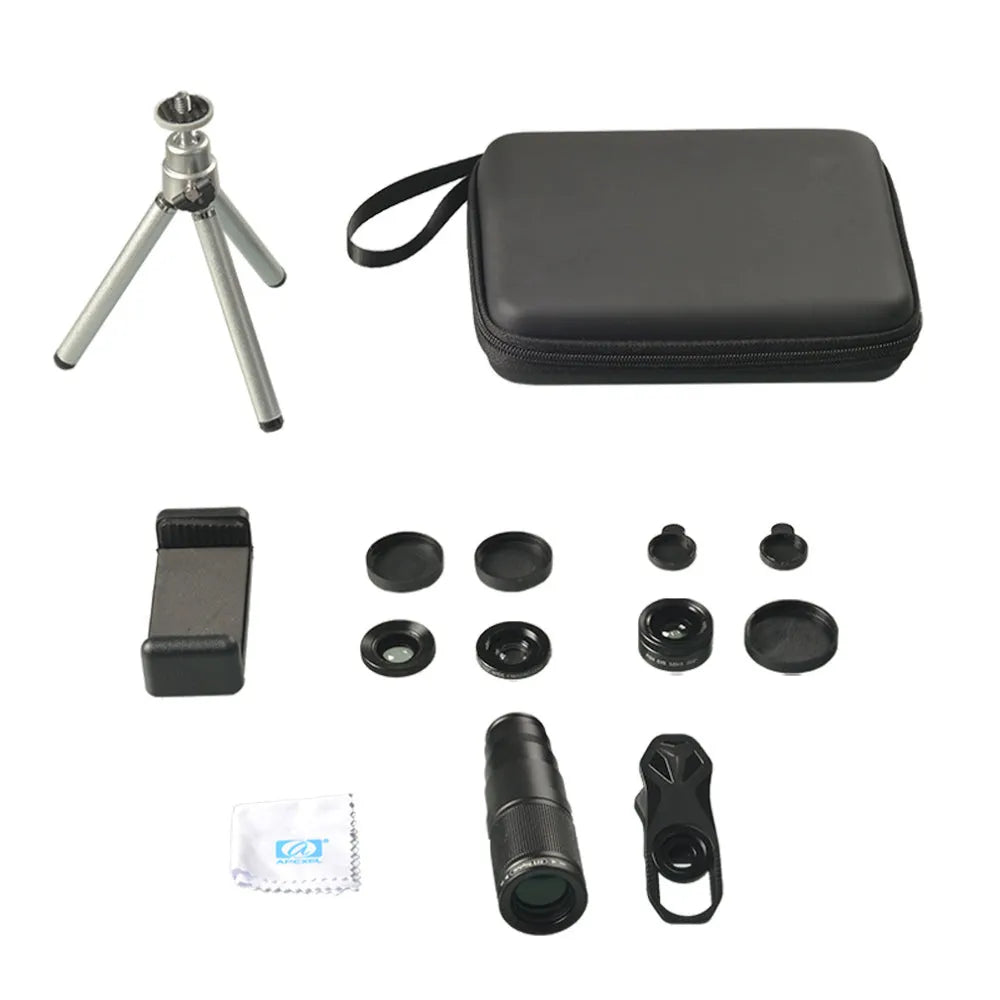 Vibe Geeks 4 - in - 1 Mobile Phone Camera Lens Kit 22x